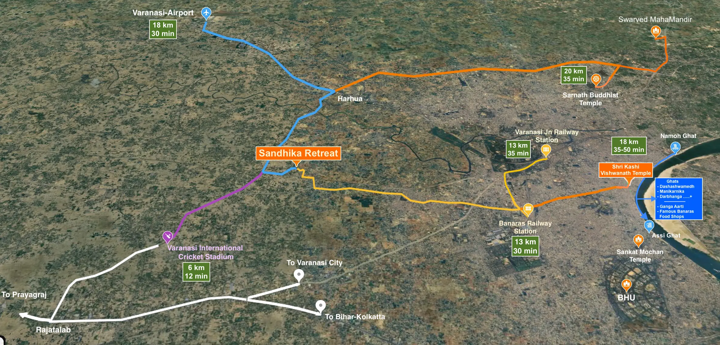 Sandhika Retreat Location